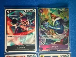 X-Drake One Piece TCG 4-card lot Premium Card Collection vol 2+more - ships PWE - Image 3