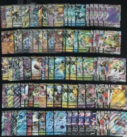 100 Lot Pokemon TCG Chinese Card RR RRR VMAX Gengar Mew Pikachu A24 SQ - Image 1