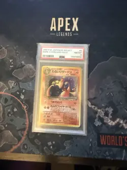 1997 Japanese Rocket Dark Charizard PSA 8 Holo Pokemon Card - Image 1