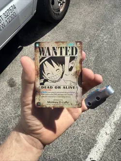 Monkey D Luffy OP13-118 SP Wanted Poster Manga One Piece Card English Carrying O - Image 2