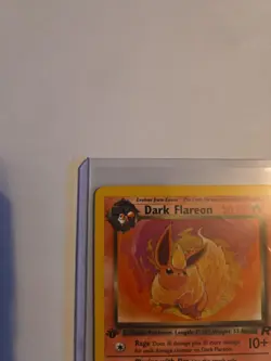 Pokemon TCG Dark Flareon Card 35/82 Non Holo 1st Edition - Image 2