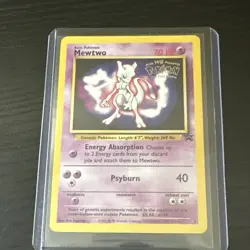 1999 Pokemon Mewtwo #3 Promo Card WOTC NM/M Vintage - Image 1