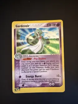 Pokemon Gardevoir EX TCG Reverse Holo Holo Rare Card 7/109 Ruby and Sapphire - Image 1