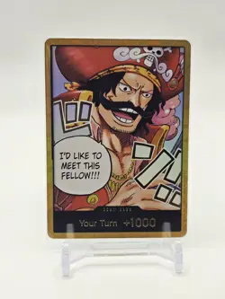DON!! Card (Gol.D.Roger) (Gold) Carrying On His Will Foil - Image 1