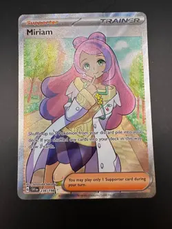 Pokemon Miriam 238/198 Scarlet And Violet Base Set SV1 Pokemon Card Full Art - Image 1