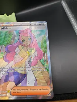 Pokemon Miriam 238/198 Scarlet And Violet Base Set SV1 Pokemon Card Full Art - Image 3