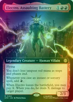MTG - Electro, Assaulting Battery - Extended - SPM 260 - FOIL - NM - Image 1