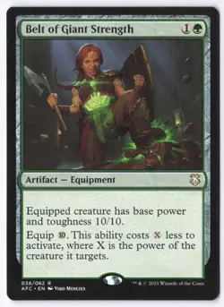 Belt of Giant Strength R Commander: Adventures in the Forgotten Realms 38 NM - Image 1