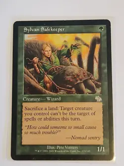 MTG Magic The Gathering- Sylvan Safekeeper Judgment Regular LP - Image 1
