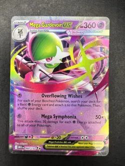 Mega Gardevoir ex 060/132 Me01: Mega Evolution Double Rare Holo Pokemon TCG NM - Image 1