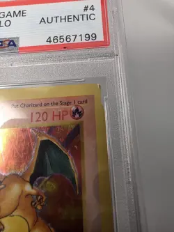 1st Edition Holo Charizard ~ 1999 Pokemon Game #4 ~ PSA Authentic ~ See Pics - Image 4