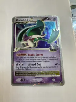 Gallade 4 LV. X 106/111 Holo Rare Pokemon 2009 Rising Rivals MP SICK SWIRL - Image 2