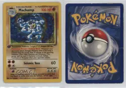 Machamp (Starter Deck) Holo 1st Ed. Pokemon Base Set #8 1999 - Image 3