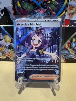 Acerola's Mischief 165/132 Pokemon Mega Evolution Full Art NM! - Image 1