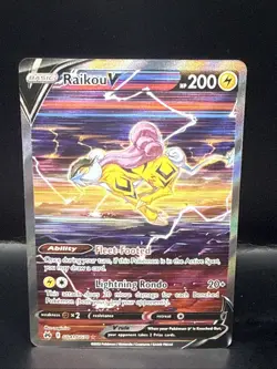 Pokemon TCG Crown Zenith Galarian Gallery Ultra Rare Raikou v GG41/GG70 - Image 1