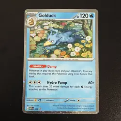 Golduck 008 Mega Evolution 3 pack blister Promo Holo Pokemon TCG NM - Image 1