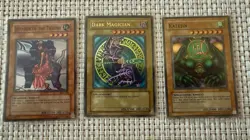 1996 YUGIOH | DARK MAGICIAN 🪄 KAZEJIN 🐛 INVADER OF THE THRONE 👑 - Image 1