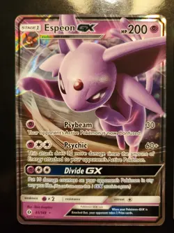 Espeon GX 51/149 Umbreon GX 80/149 Holo Pokemon TCG Card Sun & Moon LP-NM - Image 3