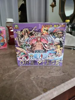 One Piece Trading Cards Booster Box Anime TCG CCG Purple Box - Image 1