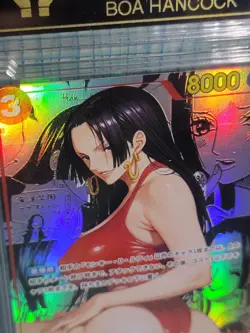 BOA HANCOCK One Piece Waifu Goddess Card CUSTOM MADE Black Label - Image 2