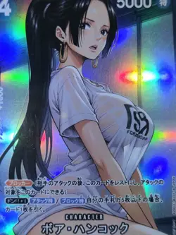 BOA HANCOCK One Piece Waifu Goddess Card CUSTOM MADE Black Label - Image 1