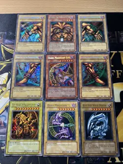 Vintage Yugioh Card Holo Collection 9 Cards #81 UBP1 EXODIA SET MFC DDS SDK DOD - Image 1