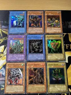 Vintage Yugioh Card Holo Collection 9 Cards #53 ULTRA RARES MFC MP1 - Image 1