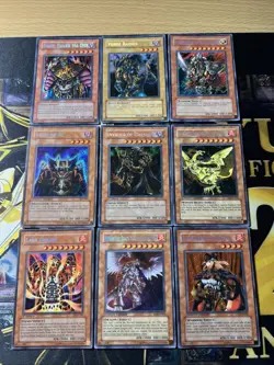 Vintage Yugioh Card Holo Collection 9 Cards #119 Secret Rares - Image 1