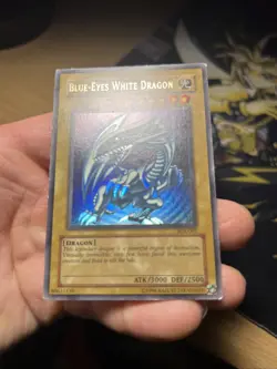 Vintage Yugioh Card Holo Collection 9 Cards #57 KAIBA LOT SDK BLUE-EYES - Image 2