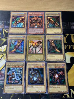 Vintage Yugioh Holo Collection 9 Cards #84 UBP1 EXODIA LIMBS TP1 PCY PCJ PCK - Image 1