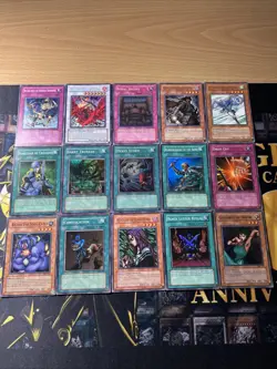 Vintage Yugioh Card Holo Collection 15 Cards #77 EDISON FORMAT - Image 1