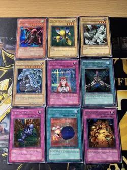 Vintage Yugioh Card Holo Collection 9 Cards #60 Prismatic Secret Rare Promos PCK - Image 1