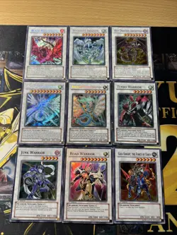 Vintage Yugioh Card Holo Collection 9 Cards #83 SYNCHRO MONSTERS - Image 1