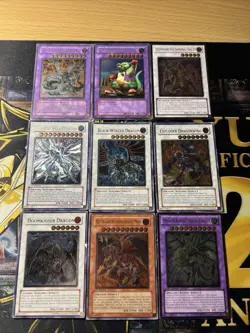 Vintage Yugioh Card Holo Collection 9 Cards #9 ULTIMATE RARE LOT - Image 1