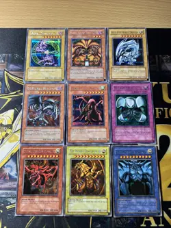 Vintage Yugioh Card Holo Collection 9 Cards #121 Video Game Promos DDS FMR GBI - Image 1