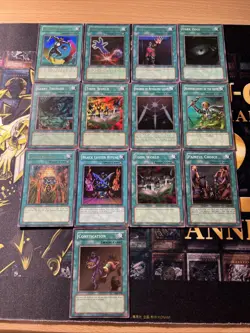Vintage Yugioh Card Holo Collection 13 Cards #78 SPELL CARDS - Image 1