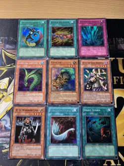 Vintage Yugioh Card Holo Collection 9 Cards #108 - Image 1