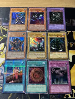 Vintage Yugioh Card Holo Collection 9 Cards #61 ULTRA RARES - Image 1