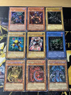 Vintage Yugioh Card Holo Collection 9 Cards #26 Sacred Beasts - Image 1