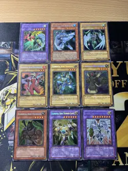 Vintage Yugioh Card Holo Collection 9 Cards #85 EHC1 EHC2 Complete Sets - Image 1