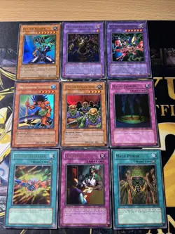 Vintage Yugioh Card Holo Collection 9 Cards #49 ULTRA RARES PSV - Image 1