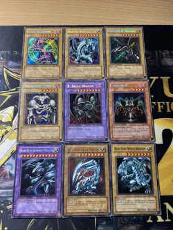 Vintage Yugioh Card Holo Collection 9 Cards #8 2002 BPT COMPLETE SET - Image 1