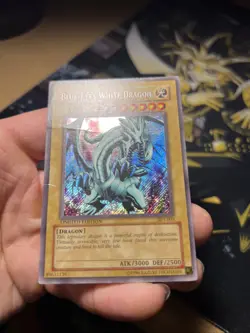 Vintage Yugioh Card Holo Collection 9 Cards #48 Secret Rares - Image 5