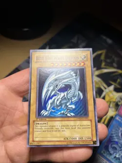 Vintage Yugioh Card Holo Collection 9 Cards #3 BLUE-EYES KAIBA LOT - Image 2
