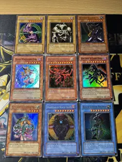 Vintage Yugioh Card Holo Collection 9 Cards #34 YUGI LOT - Image 1