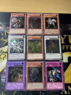 Vintage Yugioh Card Holo Collection 9 Cards #14 ULTIMATE RARE LOT - Image 1