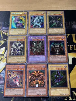 Vintage Yugioh Card Holo Collection 9 Cards #51 SECRET RARES BPT 2002 COMPLETE - Image 1
