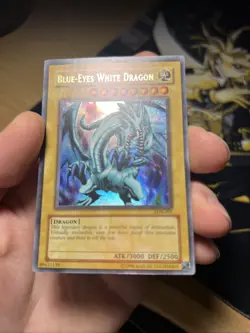 Vintage Yugioh Card Holo Collection 9 Cards #68 LOB Holos LEGEND OF BLUE-EYES - Image 2