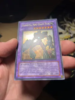 Vintage Yugioh Card Holo Collection 9 Cards #16 ELEMENTAL HERO LOT - Image 2