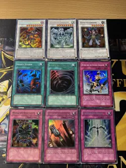 Vintage Yugioh Card Holo Collection 9 Cards #31 EDISON FORMAT LOT - Image 1